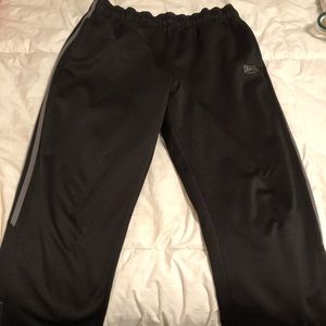 Black warmer sweat pants